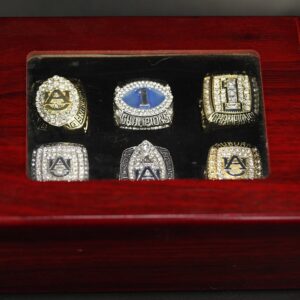 6 Auburn Tigers NCAA championship rings collection College Rings Auburn Tigers 2