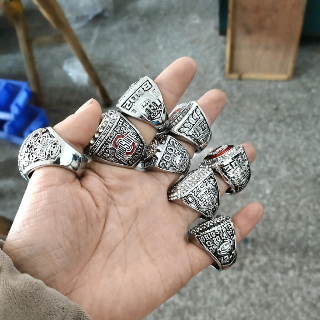8 Ohio State Buckeyes NCAA championship rings collection - MVP Ring