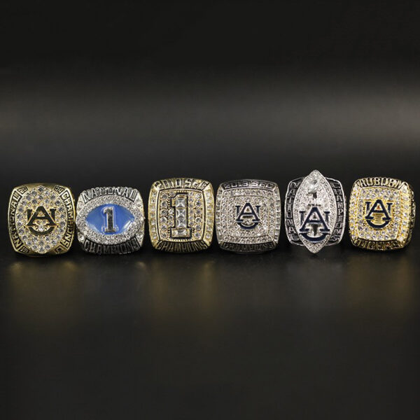 6 Auburn Tigers NCAA championship rings collection NCAA Rings Auburn Tigers 3