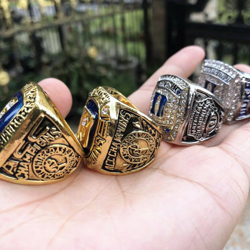 4 Duke Blue Devils Basketball championship ring collection - MVP Ring