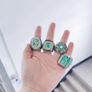 4 Michigan State Spartans NCAA championship ring collection College Rings Michigan State Spartans