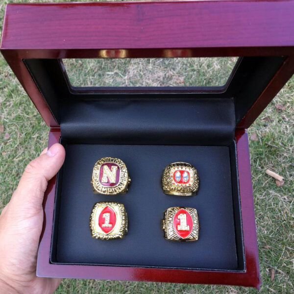 4 Nebraska Cornhuskers NCAA championship rings collection NCAA Rings Nebraska Cornhuskers 5