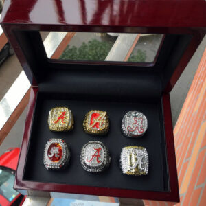 6 Alabama Crimson Tide SEC championship rings collection NCAA Rings Alabama Crimson Tide