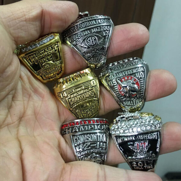 6 Alabama Crimson Tide SEC championship rings collection NCAA Rings Alabama Crimson Tide 4
