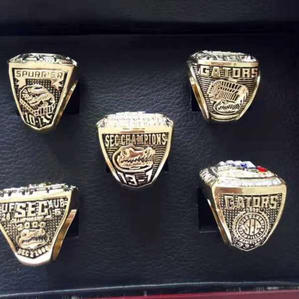 5 Florida Gators NCAA Championship championship rings collection NCAA Rings Florida Gators 7