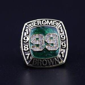Jerome Brown Hall of Fame 1987-1991 NFL replica ring NFL Rings championship replica ring