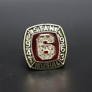 Stan Musial Hall of Fame 1943-1963 MLB replica ring MLB Rings baseball memorabilia