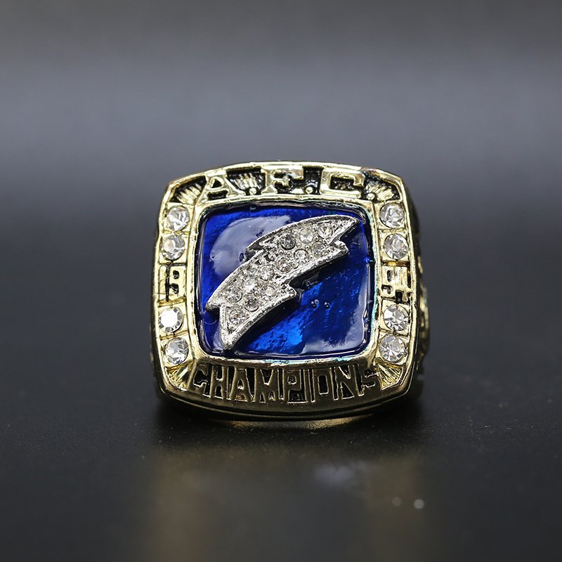 San Diego Chargers 1994 Eric Moten championship ring Football Rings 1994 San Diego Chargers San Diego Chargers 1994 Eric Moten championship ring Football Rings 1994 San Diego Chargers