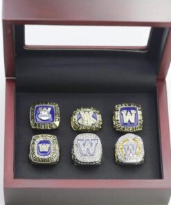 6 Winnipeg Blue Bombers Grey Cup championship rings collection Grey Cup rings CFL 2