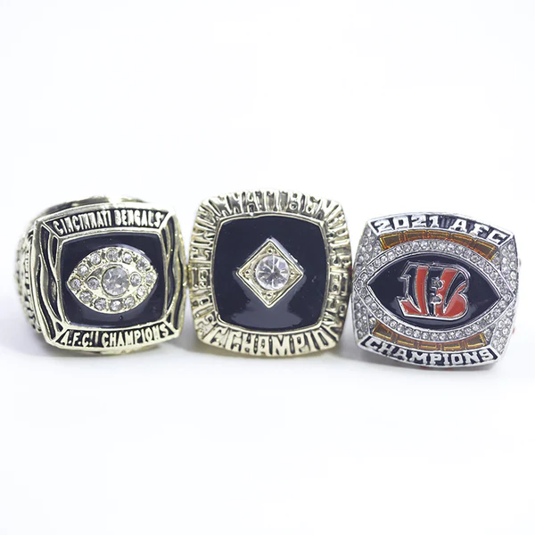 3 Cincinnati Bengalsl AFC championship replica rings collection NFL Rings championship rings 2