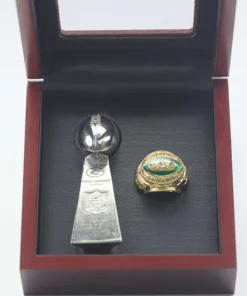 Green Bay Packers 1968 championship ring & trophy Football Rings 1968 packers
