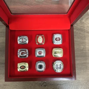 9 Georgia Bulldogs NCAA championship rings collection NCAA Rings champion ring 2