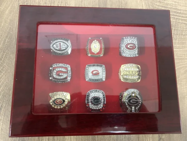 9 Georgia Bulldogs NCAA championship rings collection NCAA Rings champion ring 4