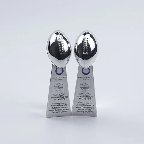 Indianapolis Colts Vince Lombardi Super Bowl replica trophy 10cm Lombardi Trophy football trophy