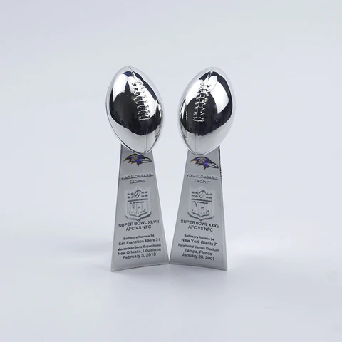 Baltimore Ravens Vince Lombardi Super Bowl replica trophy 10cm Lombardi Trophy Baltimore Ravens