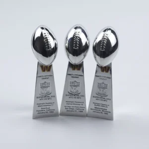 Washington Commanders (Redskins) Vince Lombardi Super Bowl replica trophy 10cm Lombardi Trophy for sale