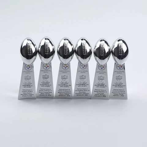 Pittsburgh Steelers Vince Lombardi Super Bowl replica trophy 10cm Lombardi Trophy football trophy 2