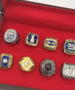 8 New York Giants championship rings set replica Football Rings New York Giants 8 New York Giants championship rings set replica Football Rings New York Giants