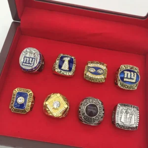 8 New York Giants NFL Super Bowl championship rings set replica NFL Rings New York Giants