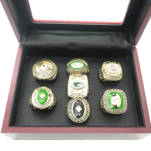 7 Green Bay Packers NFL Super Bowl championship rings set replica NFL Rings championship rings
