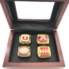 2023 Kansas City Chiefs NFL championship ring & Vince Lombardi replica trophy Lombardi Trophy 2023 chiefs ring 8