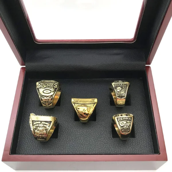 5 Chicago Bears NFL Super Bowl championship rings set replica NFL Rings championship rings 3
