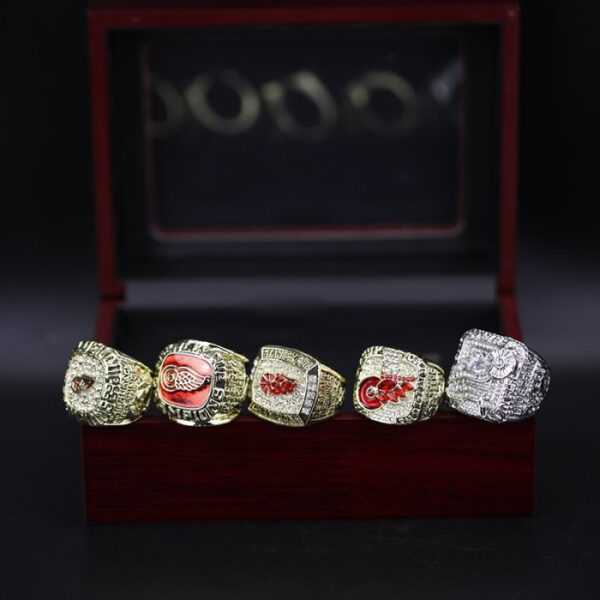 5 Detroit Red Wings NHL Stanley Cup championship rings set NHL Rings championship rings 4