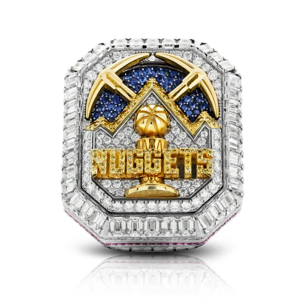 Denver Nuggets 2023 Nikola Jokic NBA championship fan ring - MVP Ring