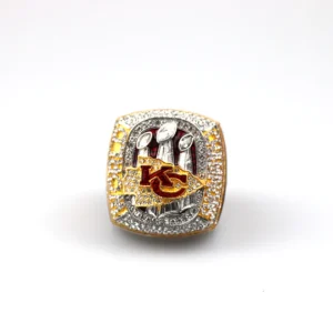 2023 Kansas City Chiefs NFL championship ring & Vince Lombardi replica trophy Lombardi Trophy 2023 chiefs ring 2