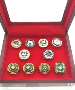 10 Oakland Athletics & Atlanta Athletics MLB World Series championship rings set MLB Rings Atlanta Athletics 10 Oakland Athletics & Atlanta Athletics MLB World Series championship rings set MLB Rings Atlanta Athletics