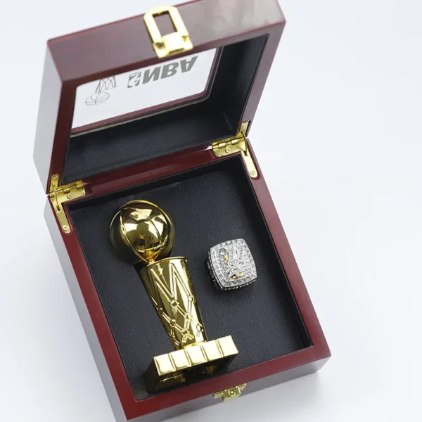 2014 San Antonio Spurs NBA championship ring & Larry O’Brien Championship Trophy NBA Rings champion ring 4