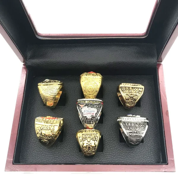 7 Texas Longhorns football NCAA championship rings set NCAA Rings ncaa 5