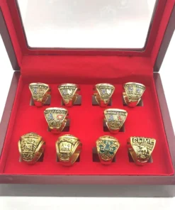 10 Oakland Athletics & Atlanta Athletics MLB World Series championship rings set MLB Rings Atlanta Athletics 2