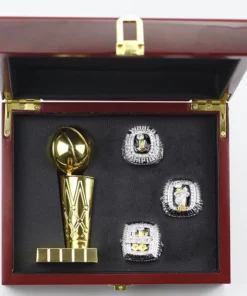 3 Miami Heat NBA championship rings set with Larry O’Brien Championship Trophy NBA Rings champion ring 3 Miami Heat NBA championship rings set with Larry O’Brien Championship Trophy NBA Rings champion ring