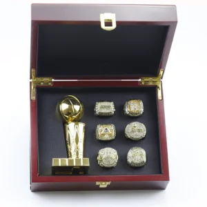 6 Kobe Bryant NBA Los Angeles Lakers championship rings set with Larry O’Brien Championship Trophy NBA Rings championship rings 2