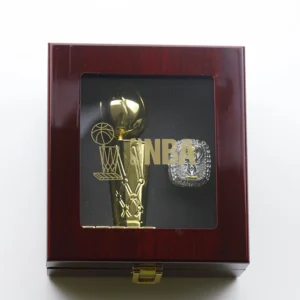 2021 Milwaukee Bucks Giannis Antetokounmpo NBA championship ring & Larry O’Brien Championship Trophy NBA Rings Giannis Antetokounmpo 2