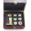 5 San Antonio Spurs and Tim Duncan HOF rings set with Larry O’Brien Championship Trophy NBA Rings championship rings 5