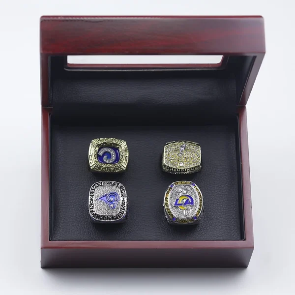 4 Los Angeles Rams Super Bowl NFL championship ring set replica NFL Rings championship rings