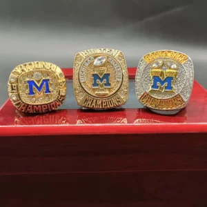 3 Michigan Wolverines NCAA championship ring set replica NCAA Rings championship rings 2
