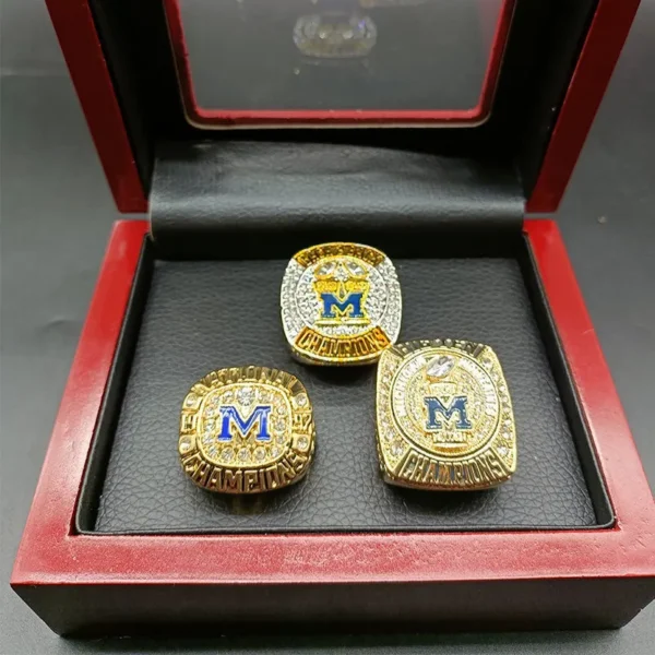 3 Michigan Wolverines NCAA championship ring set replica NCAA Rings championship rings 4