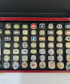 1967-2025 Football Championship Rings Ultimate collection with Trophy Football Rings aaron rodgers ring