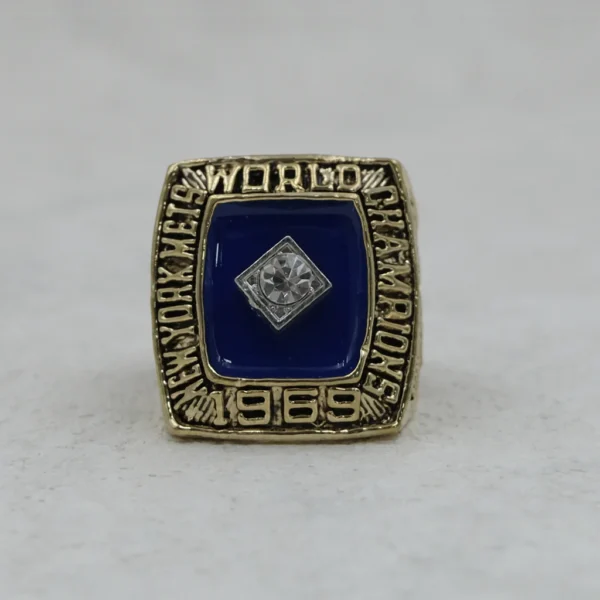 1969 New York Mets MLB championship ring & MLB Commissioner’s Trophy MLB Rings Commissioner Trophy 5