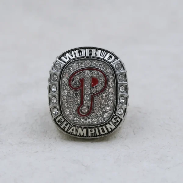 2008 Philadelphia Phillies MLB championship ring & MLB Commissioner’s Trophy MLB Rings 2008 Philadelphia Phillies 5