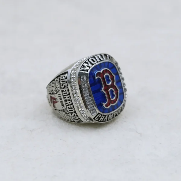 2018 Boston Red Sox MLB championship ring & MLB Commissioner’s Trophy MLB Rings 2018 Boston Red Sox 9