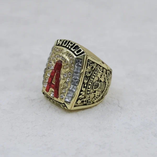 2002 Anaheim Angels MLB championship ring & MLB Commissioner’s Trophy MLB Rings 2002 Anaheim Angels 9