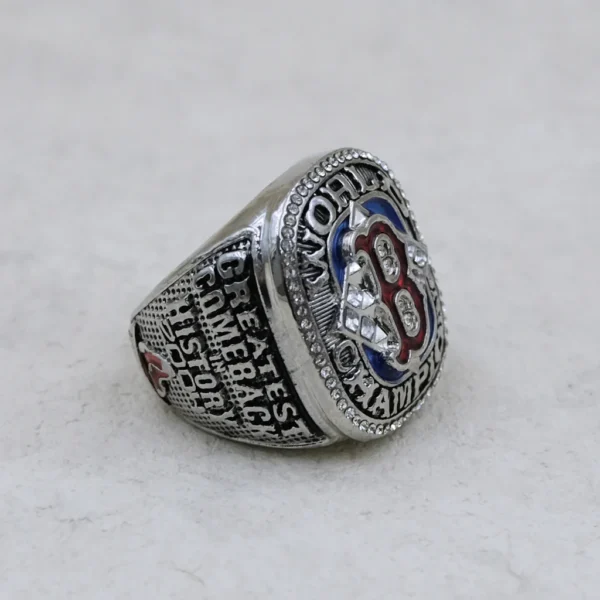 2004 Boston Red Sox MLB championship ring & MLB Commissioner’s Trophy MLB Rings 2004 Boston Red Sox 8