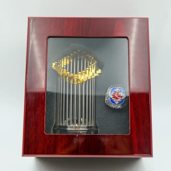 2007 Boston Red Sox MLB championship ring & MLB Commissioner’s Trophy MLB Rings 2007 Boston Red Sox 4