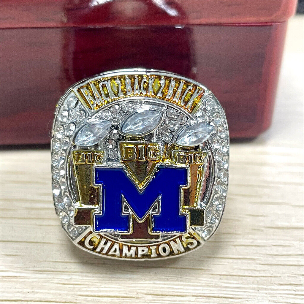 2024 Michigan Wolverines Big Ten fan championship ring – back 2 back 2 back NCAA Rings 2024 big ten ring 2024 Michigan Wolverines Big Ten fan championship ring – back 2 back 2 back NCAA Rings 2024 big ten ring