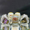 2013 Seattle Seahawks Russell Wilson NFL championship ring & Vince Lombardi replica trophy Lombardi Trophy championship rings 3