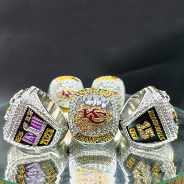 2024 Kansas City Chiefs Super Bowl Fan ring – Patrick Mahomes II, Travis Kelce championship ring NFL Rings 2023